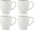 Lenox 895722 French Perle Groove Mugs, Set Of 4