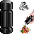 Luvan Pepper Grinder With Magnetic Bottom, Heavy Duty High Output Aluminum Manual Pepper Mill, Adjustable Coarseness Stainless Steel Burrs, Refillable Spice Grinder for Home Kitchen Restaurant