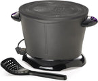 Presto 05450 DualDaddy Electric Deep Fryer, Black