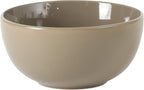 Gibson Home Rockaway 12 Piece Plates and Bowls Matte Outside/Shiny Inside Glaze Service for 4 Dinnerware Set - Brown - Dishwasher and Microwave Safe