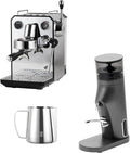 Gemilai Espresso Machine & Coffee Grinder& Milk Frothing Pitcher for Cappuccino, Latte