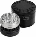 3" Inch Large Spice & Seasoning Grinder, Dual Grind Plate for Fine and Medium result