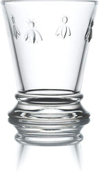 La Rochere Napoleon Bee Small Tumbler Set of 6 – La Rochere Bee Glassware Sets – Fancy Glassware Drinking Glasses (6 oz)