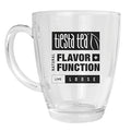 Tiesta Tea 12.5 Oz Clear Glass Mug with Handle, Microwave & Dishwasher Safe, Ideal for Hot & Iced Beverages, Compatible with Loose Leaf Tea Infusers, Steepers, & Balls, Single Cup Glass Mug