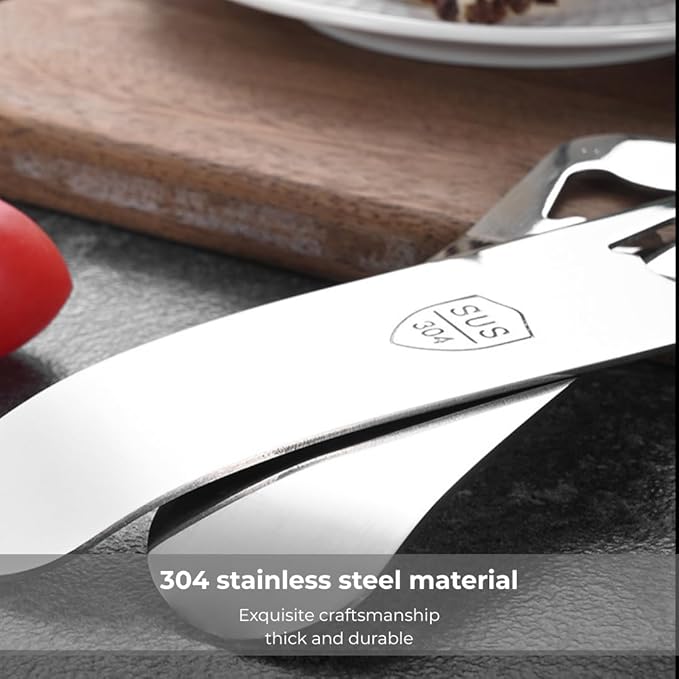 EZ-Open Professional Bottle Opener 3-Pack - Heavy-Duty SUS 304 Stainless Steel Bar Blade for Beer, Soda, & Wine - Ergonomic & Rustproof Manual Cap Remover Tool for Home, Bar, Restaurant & Outdoor Use