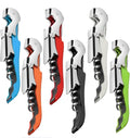 6 Pieces wine key wine opener Stainless wine bottle opener Fold Serrated Foil Cutter wine key for servers for Family, Company Party,Bars,Restaurants(6 Color)