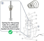 2 PCS Coffee filter Pump Tube Spring fits Farberware Stove Top Percolators