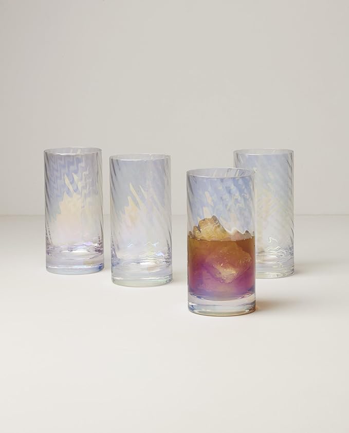 Lenox 897834 Tuscany Classics Iridescent Hiballs, Set Of 4