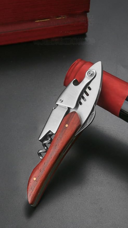 True Shark Corkscrew, Professional Waiters Corkscrew Wine Key Bottle Opener,Manual Wine Key for Servers, Waiters, Bartenders and Home Use(Shark)