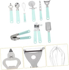 Plastic Handle Kitchen Tool Set 9pcs Kitchen Gadget Set Cute for Cooking