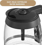 CE200 12-Cup Glass Coffee Pot Replacement Compatible with Ninja Coffee Brewer Maker Models CE251 CE201 CE201C CE200 CE200C Model# XGLSLID200