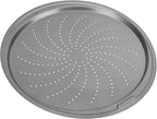 GoodCook Everyday Nonstick Steel Pizza Crisper, 13-Inch, Gray