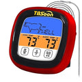 Multifunctional Digital Thermometer for Cooking,Food Thermometer+Thermometer Alarm+Kitchen Timer,Large Color Screen,Instant Read,Fast Response,grill bbq accessories,Kitchen Oven Meat Thermometer-DMT01