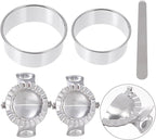 Dumpling Tool Set Stainless Steel 5pcs Dumpling Mold Cutter and Stuffing Spoon Kit for Kitchen Utensils Food-grade Cooking Gadget