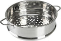BinaryABC Stainless Steel Dumpling Steamer Basket for Pot,18cm Steamer Insert for Food Veggie Rice Noodle Roll (7.08INCH)