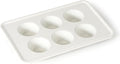 HONGBAKE Nonstick Ceramic Muffin Pan, 6 Cup Muffin tin for Baking, Non-toxic Cupcake Pan, Heavy-duty Aluminized Steel Cupcake Tray with Diamond Texture, Easy To Clean, Cream