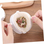 20pcs Dumplings Maker Molds with Lucky Character 7cm Diameter Manual Dumpling Skin Press Kitchen Gadget Hand Tool for Cooking