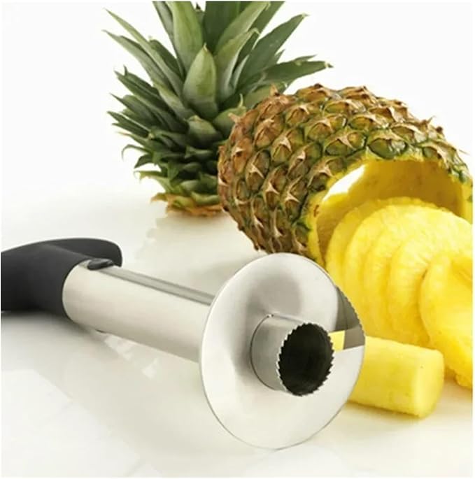 yongduogongsi Pineapple Slicer Peeler Cutter Stainless Steel Kitchen Fruit Tools Cooking Tools Kitchen Accessories Kitchen Gadgets(Yellow)