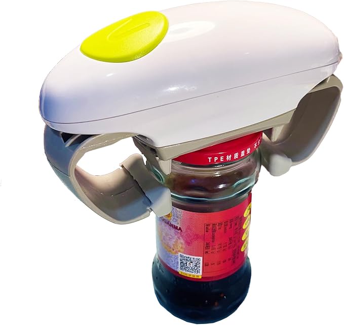Jar Opener for weak hands, Jar Opener for seniors with arthritis, Electric Jar Openers for Seniors, Fits 1.2" - 3.5" Lid size, Suitable for the elderly/arthritis (High configuration version）