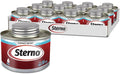 Sterno Fuel Cans - 6-Hour Burn, (12-Pack) Chafing Dish Fuel Can Burners for Food Warmer, Resealable Twist Chafer Fuel Canned Heat, Handy Wick
