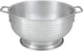 Winco Aluminum Colander with Base, 16-Quart, Medium