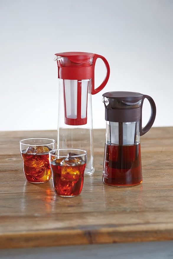 Hario "Mizudashi" Cold Brew Coffee Maker, 1000ml, Red