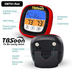 Multifunctional Digital Thermometer for Cooking,Food Thermometer+Thermometer Alarm+Kitchen Timer,Large Color Screen,Instant Read,Fast Response,grill bbq accessories,Kitchen Oven Meat Thermometer-DMT01