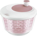 Westmark 2430226P Salad Spinner - Ideal for Washing, Spinning and Serving Salad, Space Saving Salad Bowl with Lid and Pourer, Non-Slip 4.4L - Plastic, BPA Free