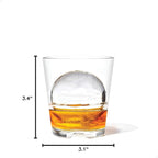 TOSSWARE RESERVE 8oz Stacking Rocks, SET OF 24, Premium Quality, Tritan Dishwasher Safe & Heat Resistant Unbreakable Plastic Whiskey Glasses, Clear