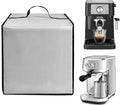 Dust Cover for Plus Espresso Machine BES500BSS Stainless Steel Dust Covers for De'Longhi Stilosa Manual Espresso Machine EC260BK Heavy Duty Waterproof Protective Cover Case (Silver)
