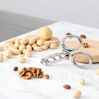 2Pcs Nut Crackers Nuts Pistachio Sheller Opener Kitchen Tools Stainless Steel Nutcracker Multi-Function Walnut Pine Sheller Opener Specialty Gadgets
