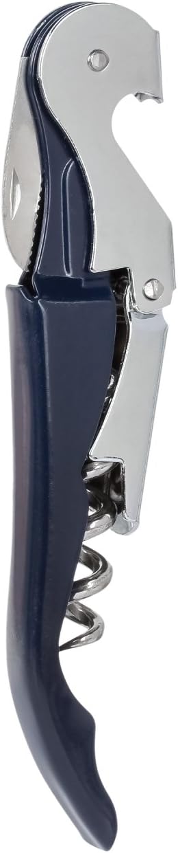 Thirsty Rhino Anggur Double Hinged Waiter's Corkscrew (Set of 6) (Navy Blue)