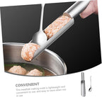 OUNONA Stainless Steel Meatball Maker Mold DIY Shrimp and Fish Ball Tool Non-Stick Kitchen Gadget for Easy Meatball Making 1 Set for Home Cooking
