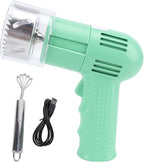 ASHATA Automatic Coconut Opener, Coconut Opener Tools Set, Stainless Steel Coconut Puncher, Coconut Meat Removal Tool, Electric Coconut Puncher Opening Tool for Young and Mature (Green)