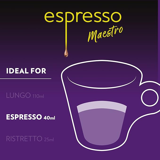 Lavazza Espresso Maestro Intenso Aluminum Capsules Compatible with Nespresso* Original Machines, Medium-Dark Espresso Roast, Arabica and Robusta (60 Capsules) (Pack of 2)