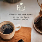 Peet's Coffee Dark Roast Whole Bean Coffee | French Roast | 36 Ounces | 2 Bags