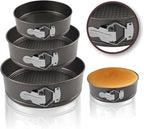 Springform Pan Set, 4" 7" 9" Nonstick Cheesecake Pan, Round Cake Pans, Leakproof Cake Tins with Removable Bottom, Springform Cake Pans Baking Pans