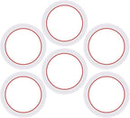 [UPGRADED] Sealing Gasket for Bialetti Mini Express Induction 2 Cups Kandisky Iconic Stovetop Espresso Maker - 6 PCS Replacement Food Grade Silicone Seal Ring for Aluminum Stovetop Coffee Maker Pots