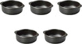Set of 5, Brown Round Au Gratin [6.0 x φ5.0 x 2.0 inches (15.2 x 12.8 x 5 cm)] | Au Gratin Dish, Ceramic, Banko Ware, Direct Fire, Setomonohonpo