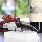 Etens Professional Wine Opener - Double Hinge Corkscrew with Foil Cutter & Cap Remover, Manual Wine Key for Bartenders & Servers
