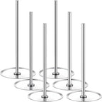 6 Pcs Cake Heating Core for Baking Stainless Steel Heating Rod Cake Strips for Even Baking 2.76 Inch Silver Bakings Nails Cakes Stick Supplies for Decorating Supplies Bake Tools Accessories
