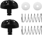 Coffee Machine Brewing Basket Bottom Spring Loaded Stopper Kits for Coffee Makers Brew Basket, Replacement for Mr. Coffee Hamilton Coffee Machine Accessory 990117900 990237500(2 PC)