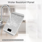 Digital Shipping Scale,Stainless Steel Panel, Accurate 5kg/1g Portable Postal Scale for Packages, Small Business,Kitchen, Food, Handmade, Liquids, and Boutique (Silver)