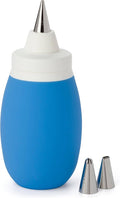 PrepWorks Melt + Drizzle Decorating Set - Versatile Kit for Dazzling Desserts & Pastries - Perfect for Melting, Drizzling, and Decorating - Create Stunning Treats with Ease (Blue)