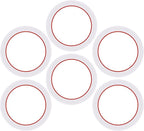 [UPGRADED] Sealing Gasket for Bialetti Moka Induction 4 Cups & Moka Express 4 Cups Iconic Stovetop Espresso Maker - 6 PCS Replacement Food Grade Silicone Seal Ring for Aluminum Coffee Maker Pots