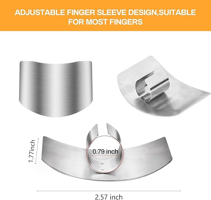Stainless Steel Kitchen Gadgets Set, Multi-Purpose Cooking & Food Preparation Accessories for Meat, Cheese, Vegetables, Salad, Hamburger & Cake (4Pcs)