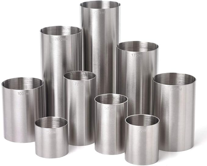 Barfly Thimble Measure, 175 ml., Stainless Steel