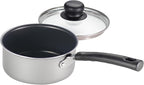 Tramontina Primaware 15-Piece Non Stick Cookware Set with Lids and Utensils, Aluminum Nonstick Pots and Pans Kitchen Set (Silver)
