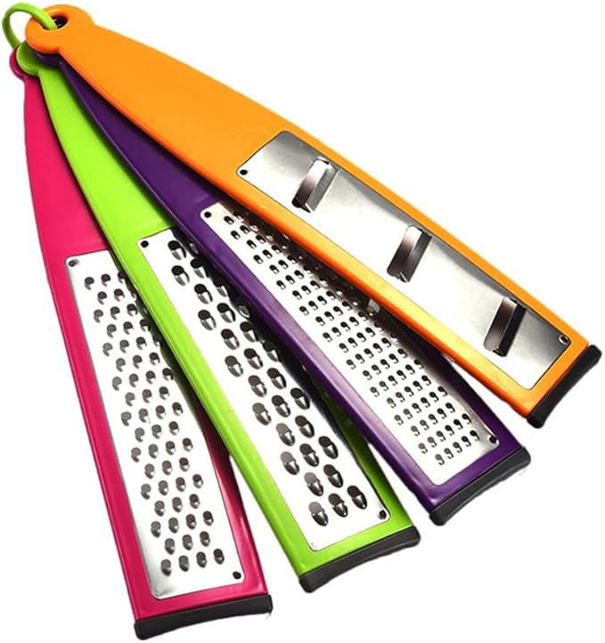 4PCS Multi-Purpose Vegetable Slicer Set Stainless Steel Cheese Grater & Vegetable Chopper for Vegetables Fruits Hand-held Shredder Cutter Grater Slicer Kitchen Tool