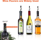 24PCS Liquor Pour Spout, Stainless Steel Bottle Pourers, With Dust Caps Olive Oil Spout, Suitable for About 3/4" Bottle Mouth